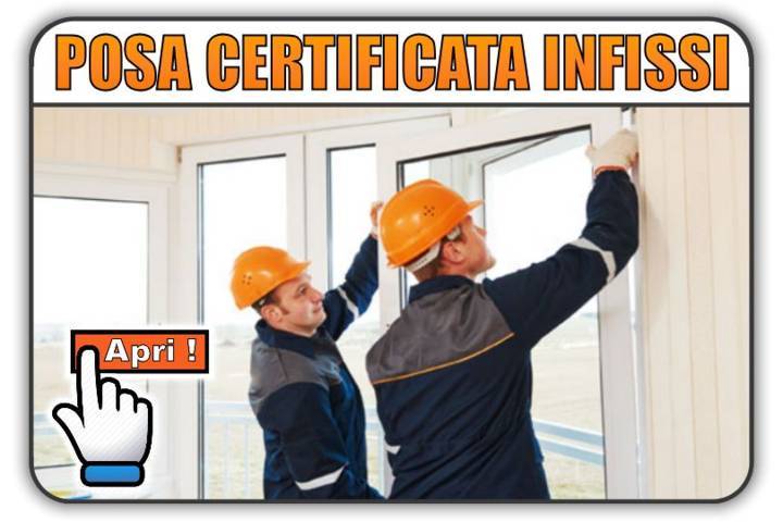 posa certificata infissi Genova finestre